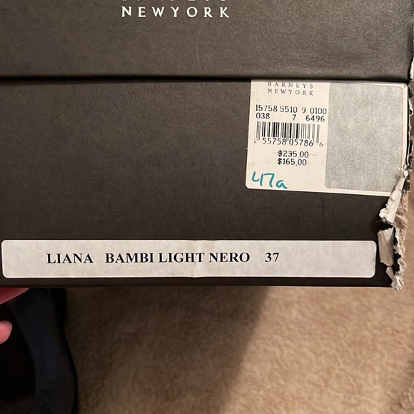 BARNEYS NEWYORK - Liana -platform peep toe platforms - size 37 EUR - Picture 6 of 9